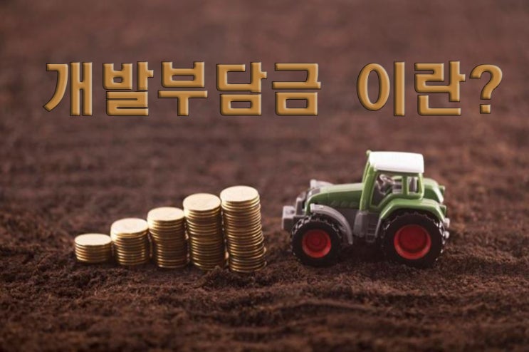 개발부담금 정의 및 부과 징수