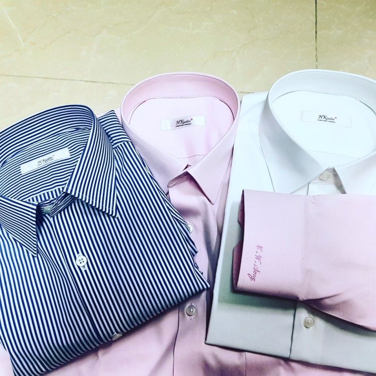  [인천 송도/HK테일러] 긴팔 애인에게 맞춤셔츠 선물한 후기