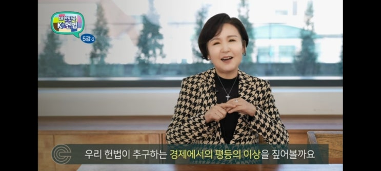 [영상뉴스] 대한민국 K-헌법 5강 (2) 경제의 평등, 경제민주화 by 크레도