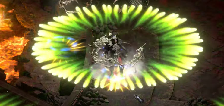  스치면 가는 섭지존급 18K 맹독 극독넥 네크로맨서 Diablo2 Resurrected