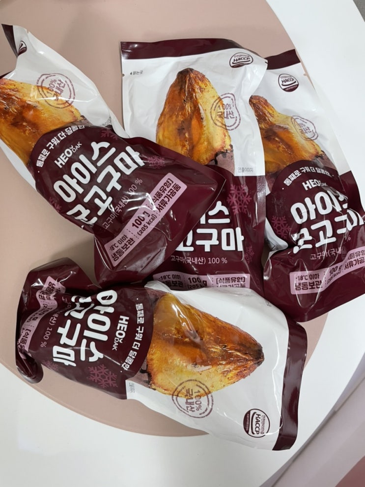  허닭 아이스 군고구마 : 다이어트 간식 추천