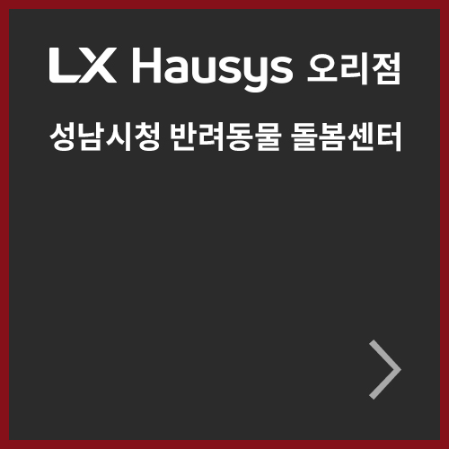  성남시청 반려동물 돌봄센터 인테리어