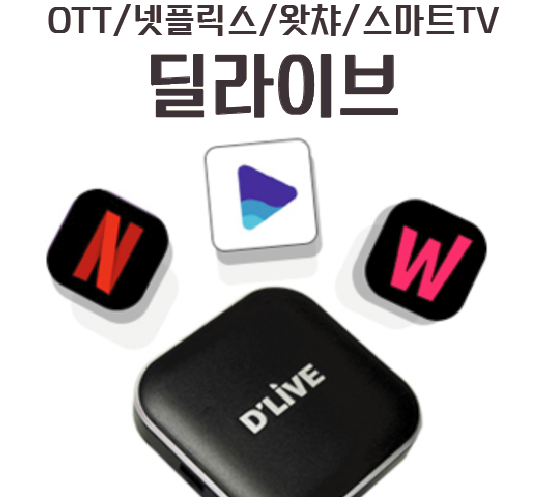  넷플릭스가 나오는 딜라이브OTT 추천