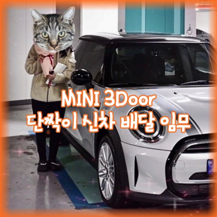  단짝이 신차 "미니 3도어" 배달 임무수행