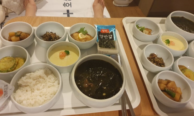 [후기] 압구정 호산여성병원 - 식사/간식