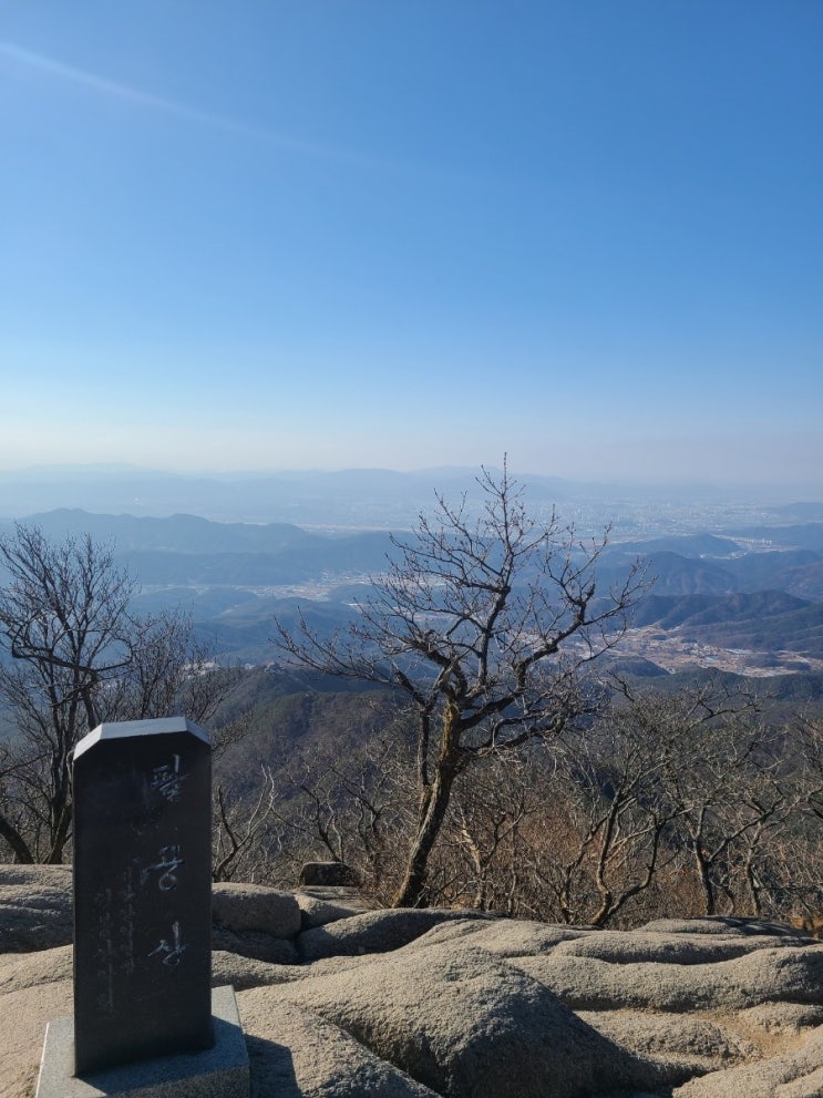  가장 쉽게 팔공산 동봉 오르는 길