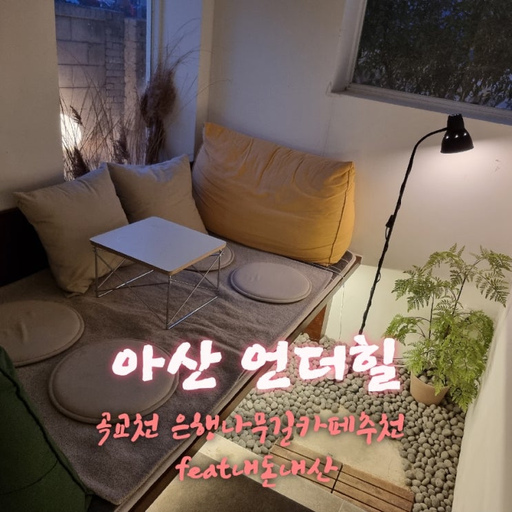  언더힐 [충남 아산 곡교천 은행나무길 카페추천  feat내돈내산후기]