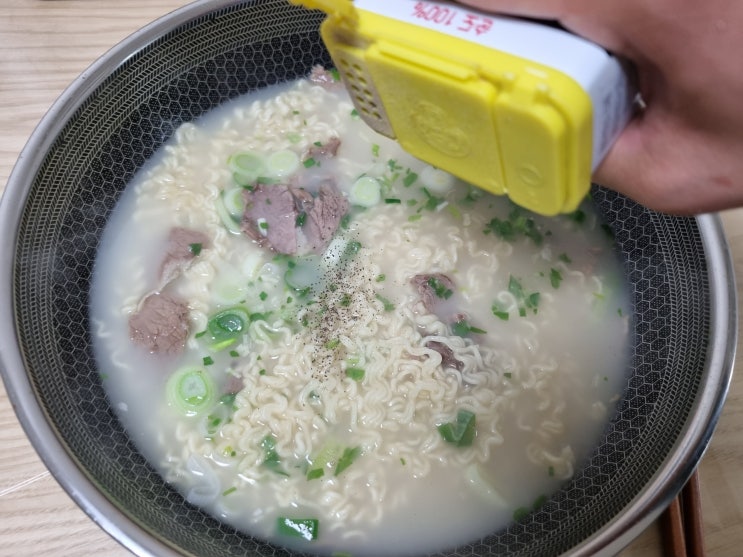  [라면 일기] 후추 홀릭에 빠지게 될 "순후추 라면"
