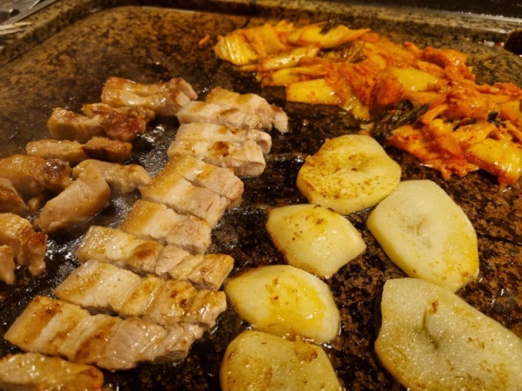  [광주 오포] 돌판구이 삼겹살, 오리 수레실가든
