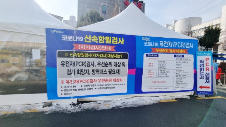  코로나 수동감시대상자(우선순위 검사대상자)_일주일에 두번 PCR 검사 받은 이야기