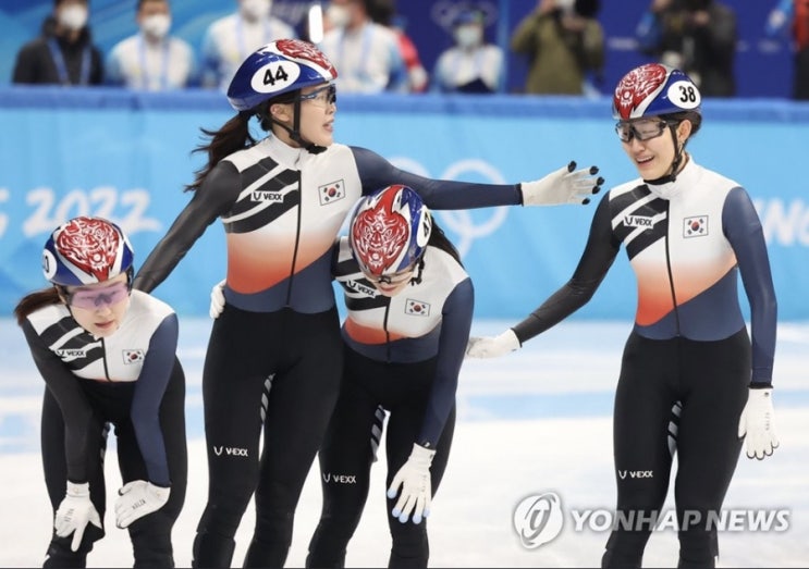 -올림픽- 쇼트트랙 <b>여자</b> 3,000ｍ <b>계주 은메달</b>…한국 메달... 