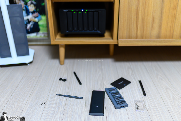  시놀로지 나스 DS1618+ SSD 캐시로 사용하던 삼성 SSD 수명