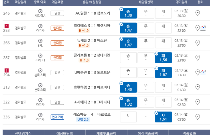 프로토 일요일 경기 적중 몇장 프로토 일요일 경기 적중 몇장