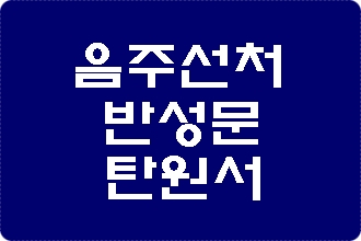 음주운전 선처 반성문 탄원서 사례 음주운전 선처 반성문 탄원서 사례