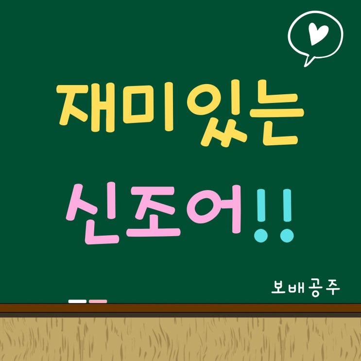  신조어 보배 vs 내 이름 보배