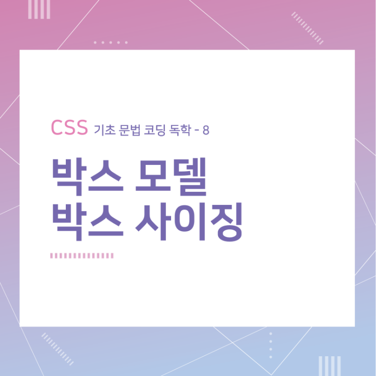 CSS 기초 문법 코딩 독학 / 박스 모델과 box-sizing / 8 CSS 기초 문법 코딩 독학 / 박스 모델과 box-sizing / 8