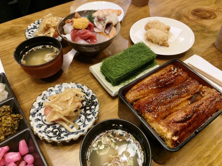  여의도공원맛집  여의도 장어덮밥 :: 타마스시 장어덮밥 사시미덮밥 먹고왔어요(제대로된 일식덮밥 먹고싶을 때 추천️)