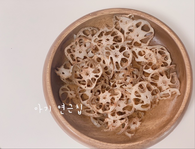  18개월 아기 간식 | 에어프라이어로 만드는 건강 간식 연근칩