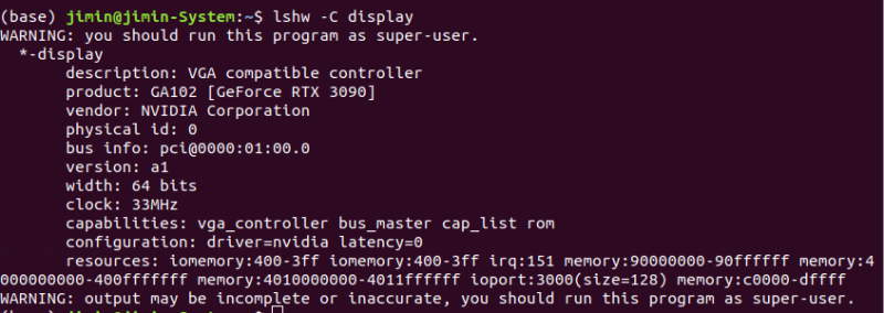 ubuntu : nvidia gpu( 그래픽 카드) 드라이버 확인 & 에러: failed to start NVIDIA ...