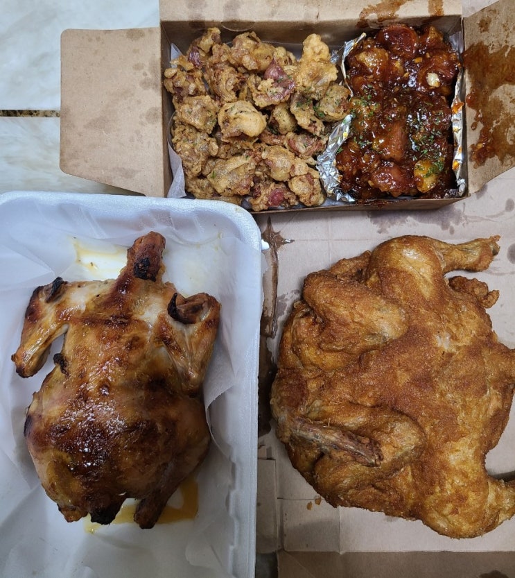 [대구-대곡] 옛날 통닭 맛집 - 트레인통닭(w/ 전기구이, 옛날통닭, 닭똥집)
