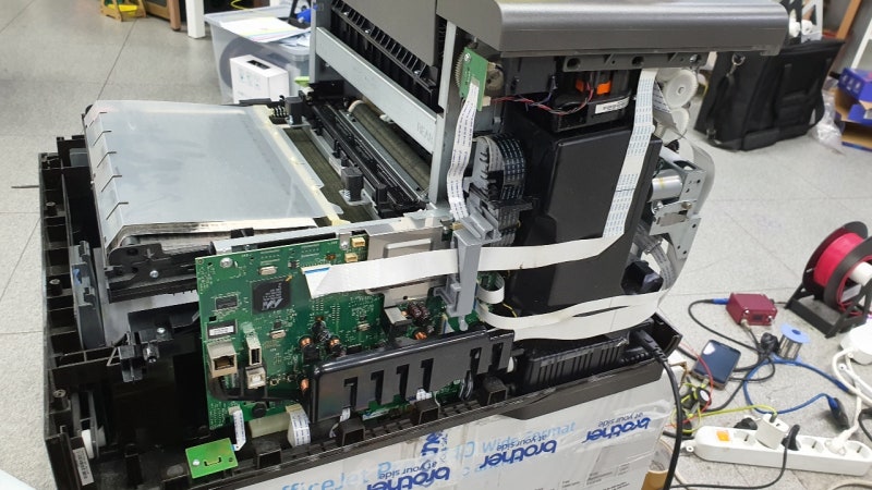 HP OfficeJet x451 고속기 인쇄바걸림 수리 : 네이버 블로그