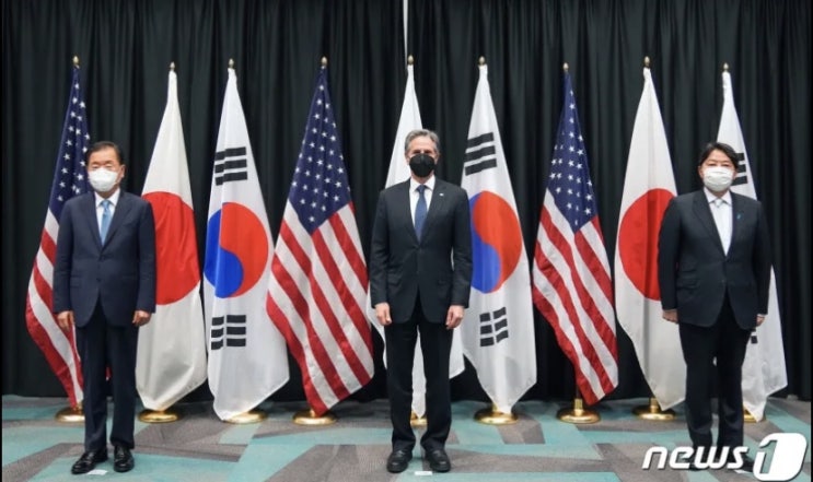 ‘<b>한미일</b> vs 북중러’ 신냉전 구도…<b>한미일</b> 3국 <b>외교장관</b> 회담... 