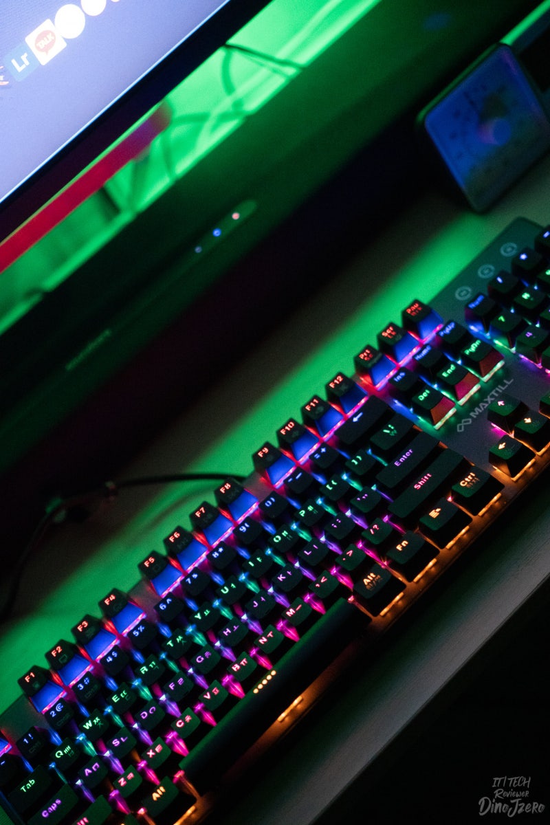 핵추천 맥스틸 TRON G610K V2 입문용 청축 기계식 키보드! : 네이버 블로그
