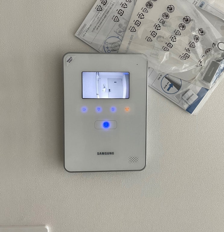 울산 북구 명촌동 평창리비에르아파트 삼성 비디오폰 SHT-3625 설치 후기