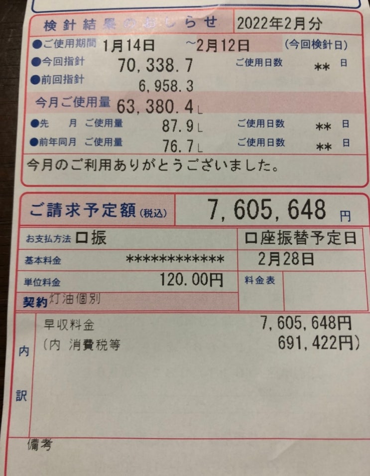  잘못 발행된 영수증으로 보는 일본