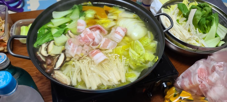  집밥 서선생의 채소위주 샤브샤브