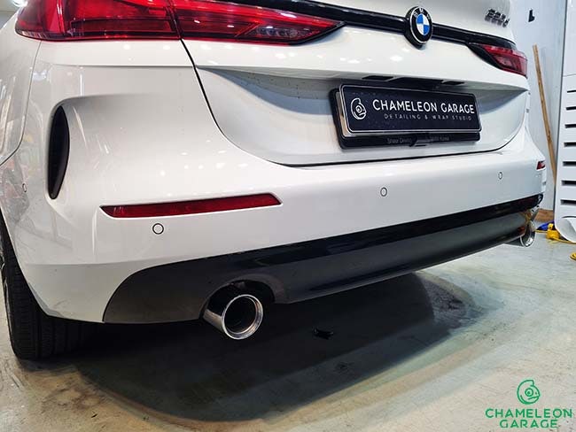 서울 노원구 / 랩핑 / 디퓨저 및 사이드스컷 부분랩핑 / BMW / 2시리즈