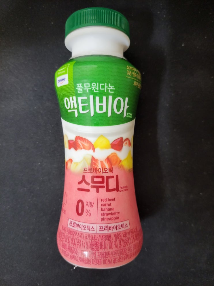  액티비아 프로바이오틱 스무디 딸기바나나 리뷰