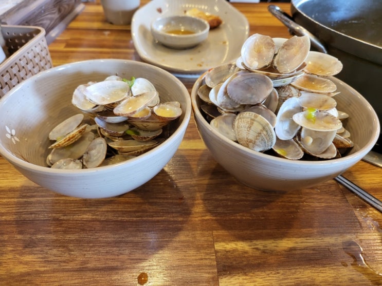  양주 칼국수 맛집 갯촌칼국시 바지락칼국수 강추해요!