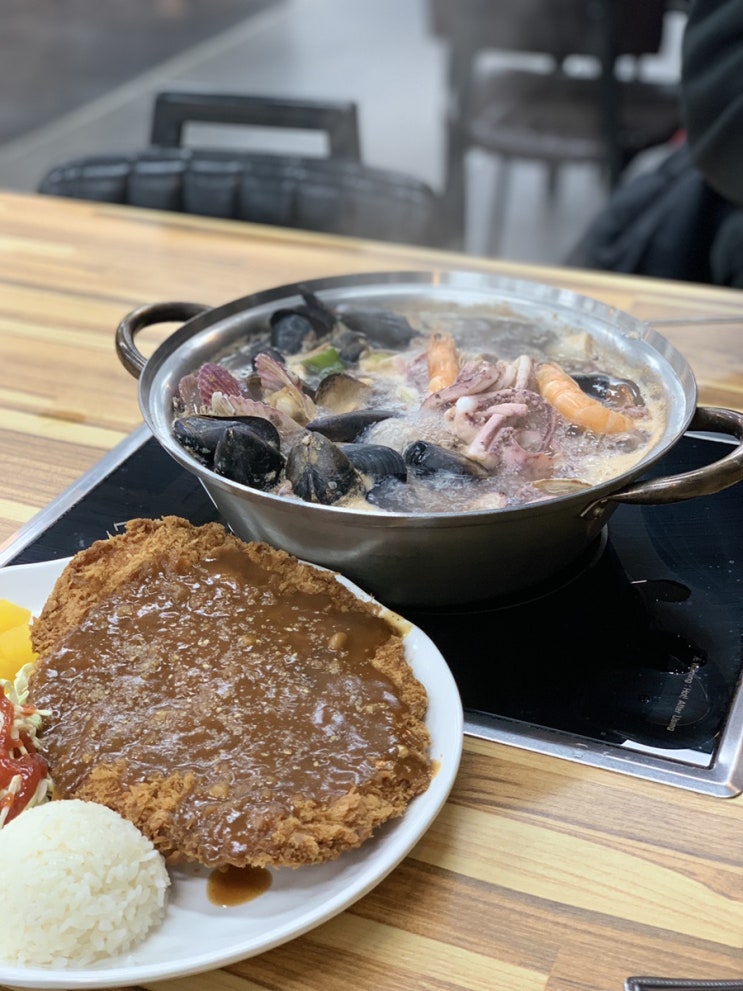 [천안/유량동 맛집] 돈가스가 진짜 맛있는 해물 칼국수집, 박승광 최강 해물 손칼국수
