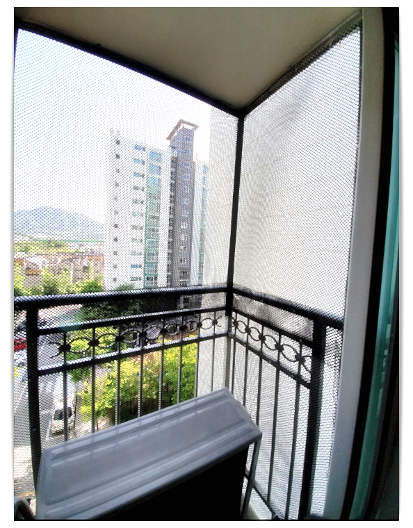  아파트 비둘기퇴치망 시공 과정