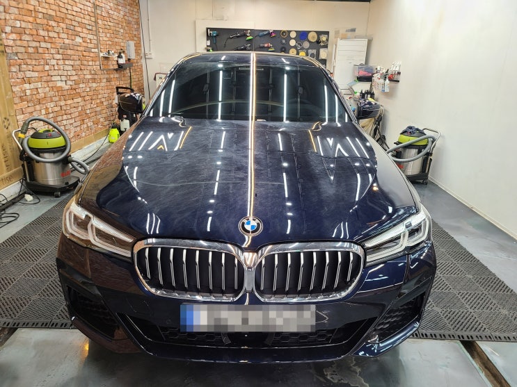  양산스팀세차 BMW 520I 입니다.