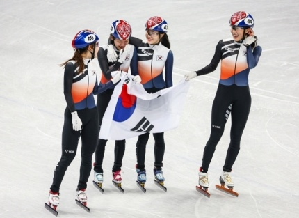 2022 베이징 동계올림픽 <b>쇼트트랙</b> 여자 <b>계주</b> 3000m 금메달... 