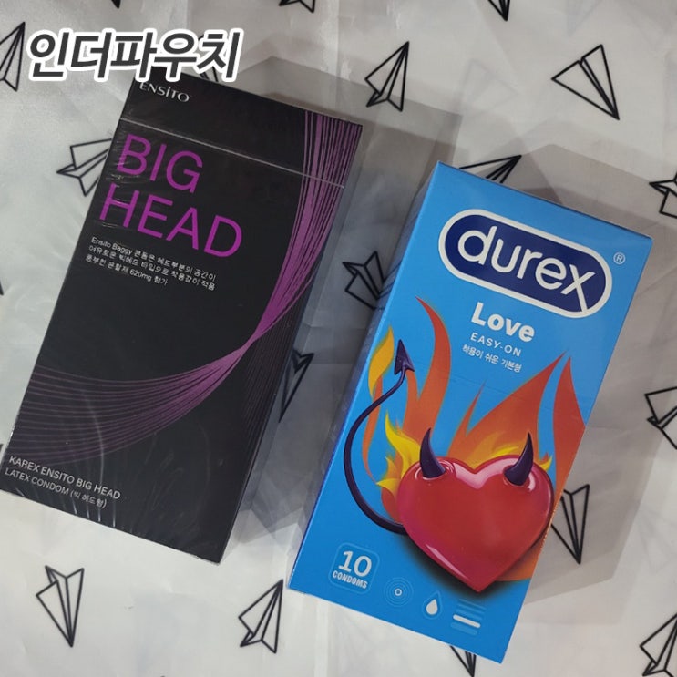  포경수술 하지 않은 남성분들이 사용하기 좋은 빅헤드 콘돔 노포 콘돔세트 엔시토/듀렉스