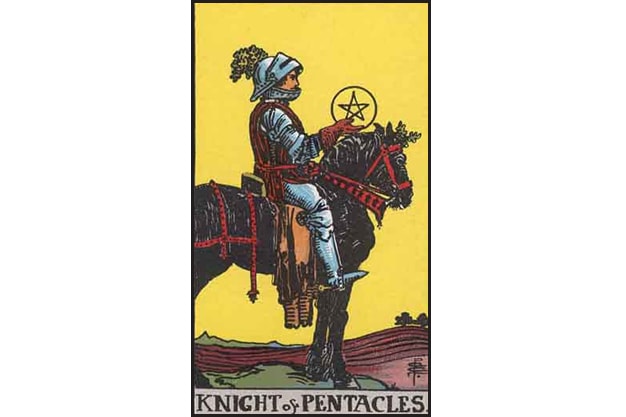  [타로공부] Kinght of Pentacles (동전 기사) 해석