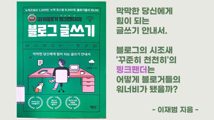  핑크팬더 블로그 글쓰기가 말해준 꾸준함의 힘