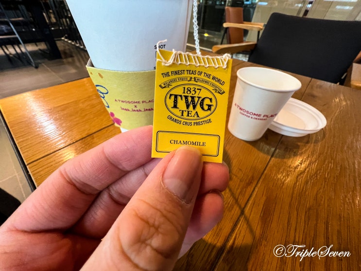  [카페] 투썸플레이스 TWG 카모마일티 구매 후기! 투썸플레이스 강서구청점 방문!