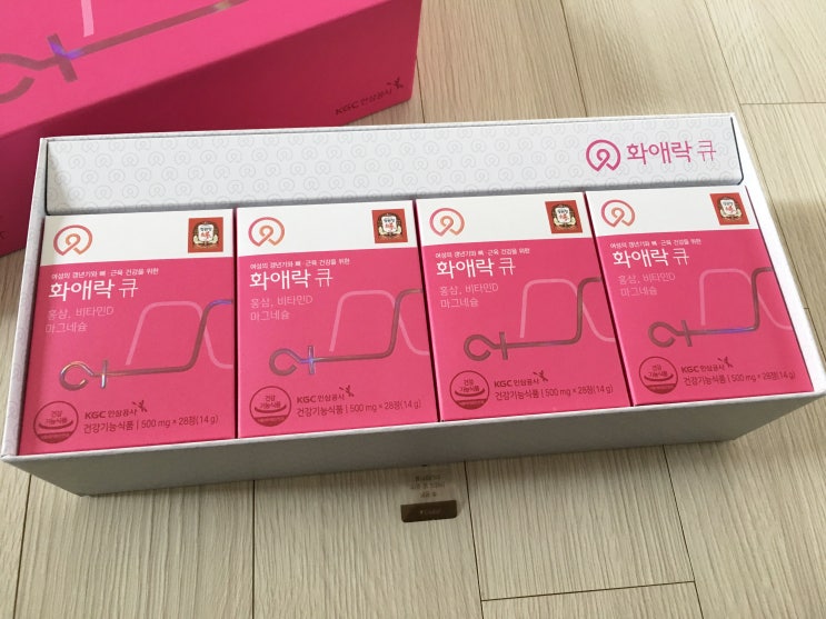  정관장 화애락큐, 시어머니 생신선물로 구매한 건강기능식품