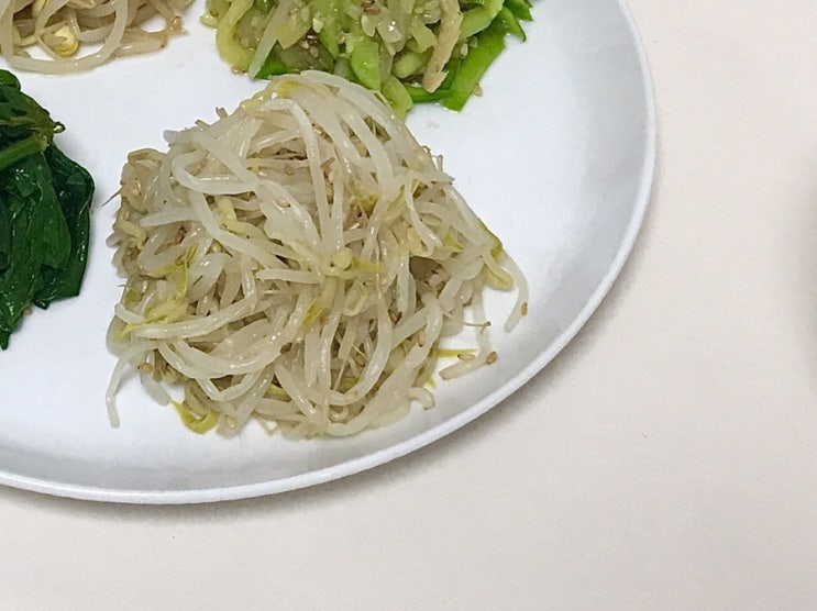 초간단 숙주나물무침 아이반찬
