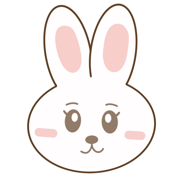 (무료 양식) 귀여운 토끼 메모지 공유