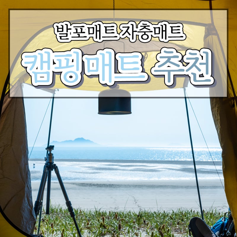 두꺼운 발포매트 자충매트 다이소 캠핑 매트 추천