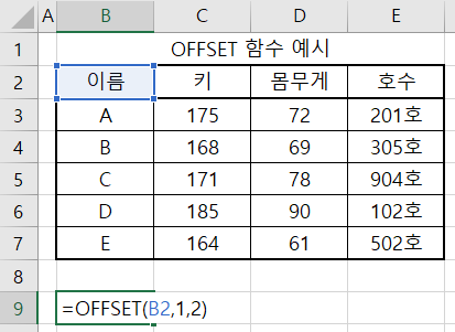 [컴활 1급 실기/엑셀 함수 정리] Match, Index, Offset : 네이버 블로그