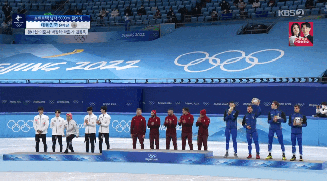 남자 쇼트트랙 5000m 계주 은메달, 곽윤기 마지막 올림픽 세리머니는 댄스, 기수,홍보대사 역....