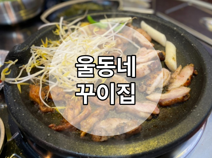  [용이동맛집/평택대맛집] 울동네꾸이집 닭갈비구이 후기!!