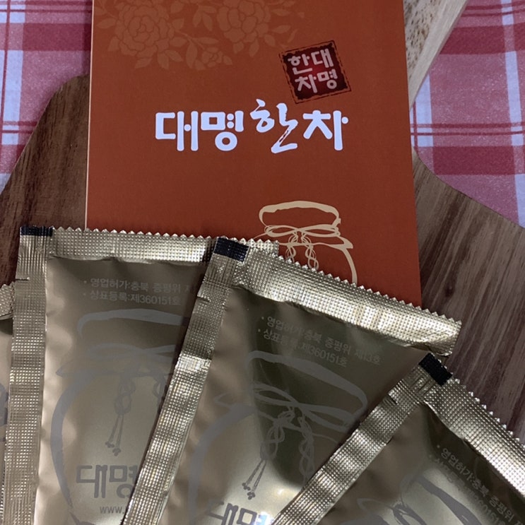  청풍명월장터 대명한차 감기에 좋은 전통차 티백c