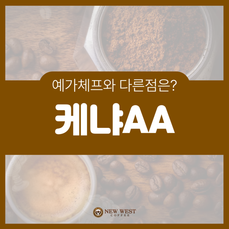  케냐AA, 예가체프 차이 알려드립니다